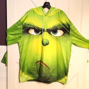 The Grinch character adult hoodie Pullover Long Sleeve sweatshirt Christmas gift